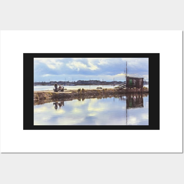 The Harbour Wall At Emsworth Wall Art by IanWL